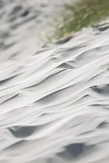 Schleswig Holstein Coastline Drucke: Deep view of a sandy beach on Amrum, Germany