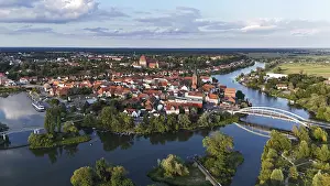 Historic Center Aerial Shot Drucke: Default