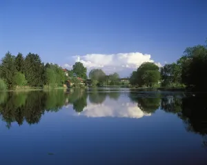 Springtime In Bavaria Europe Drucke: Degerndorg Upper Bavaria Germany