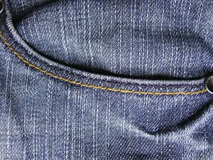 Plain Blue Background Drucke: Denim background