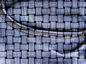 Full Frame Blue Background Drucke: Denim background