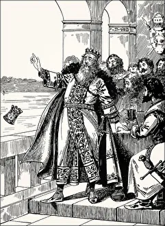 Traditional European Customs Drucke: Der Koenig in Thule, The King in Thule