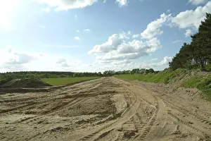Ecological Conservation Area Drucke: Destroyed landscape, flight corridor for road