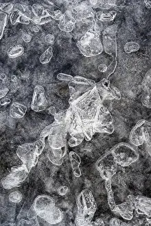 Austrian Winter Landscapes Drucke: Details, shapes and structures of ice