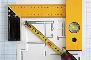 Graph Paper Tools Drucke: Development drawings and tools on graph paper