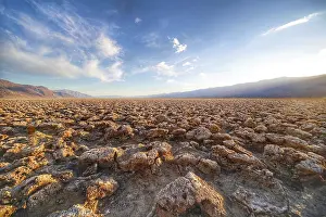 Mojave Desert Nature Reserve Drucke: Devils Golf Course in the Death Valley