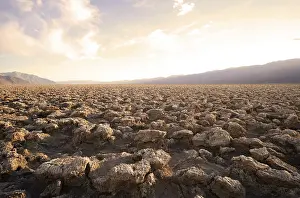Death Valley National Park Drucke: Devils Golf Course in the Death Valley