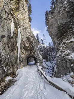 Steiermark Countryside Photo Drucke: Devil's Gorge in winter, Johnsbach