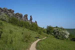 Sculpted Rock Formations Drucke: Devil's Wall, Konigsstein