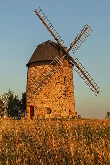 Abandoned Windmill Germany Drucke: Devil's Mill of Warnstedt