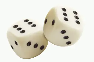 Cutout Image Drucke: Two dice