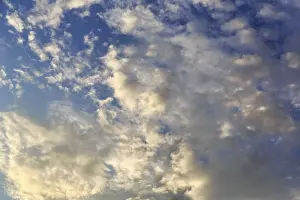 Scandinavian Cloud Photography Drucke: Different cloud formations in summer
