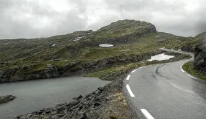 Norwegian Landscape Drucke: Different colors of a Norwegian landscape