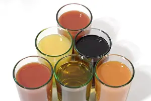 Balanced Diet Essentials Drucke: Different juices
