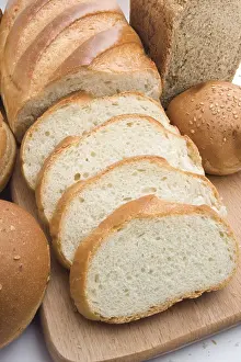 Baked Goods Drucke: Different types of baked products