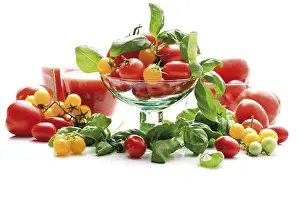 Different Tomatoes Drucke: Different types of tomato