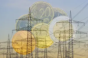 Overhead Power Lines Drucke: Digital Composing, overhead power lines