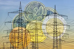 Overhead Power Lines Drucke: Digital Composing, overhead power lines