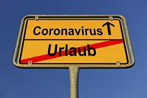 Coronavirus Symbol Drucke: Digital Composing, symbol image