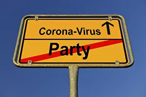 Covid 2019 Pandemic Drucke: Digital Composing, symbol picture