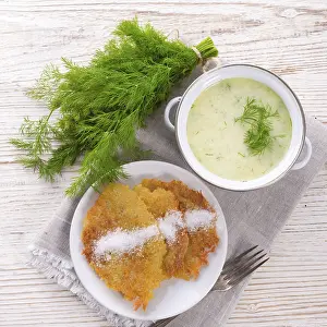 Healthy Lunch Options Europe Drucke: Dill soup