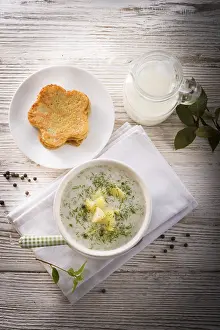 Eastern European Soup Drucke: Dill soup