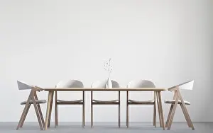 Home Decor Inspiration Drucke: Dining room and kitchen copy space on white background