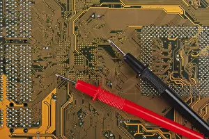 Construction Plan Drucke: Dipstick on the electronic board
