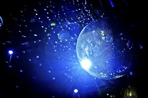 Deserted Nightlife Scene Drucke: Disco ball
