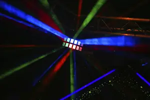 Deserted Nightlife Scene Drucke: Disco light