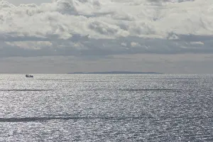 Chalk Cliff Landscape Photo Drucke: A distant panoramic view from the cliffs of Mons Klint