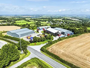 Plymouth Drucke: Lagereien für den Vertrieb und Cornwall Fields