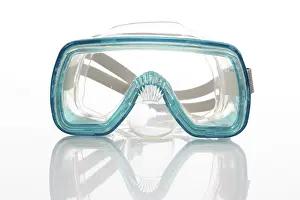 Empty Deserted Background Image Drucke: Diving mask
