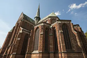 Drucke von Dom zu Doberan, ehemalige Zisterzienserabtei, Bad Doberan, Mecklenburg-Vorpommern, Deutschland Backsteingotische Architektur Drucke: Doberan-Münster, ehemalige Zisterzienserabtei