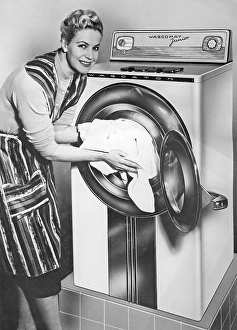 Doing the laundry in the 1950s