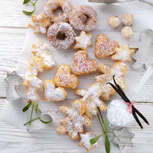 Studio Shot Dessert Drucke: Donut