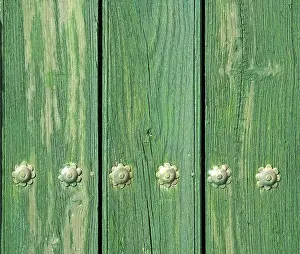 Wooden Door Detail Drucke: Door detail
