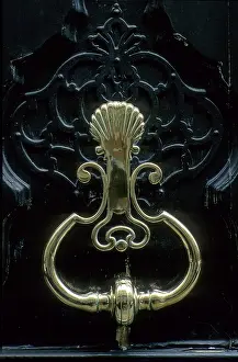 Decorative Metal Fitting Drucke: Door knocker