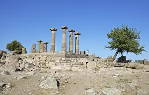 Historic Temple Architecture Drucke: Doric columns from the Temple of Athena