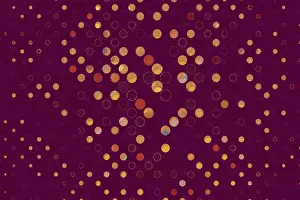 Flat Dot Pattern Drucke: Dots pattern texture background