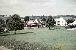 Public Transport UK Drucke: Double-decker bus Goodrington, Devon, England, United Kingdom September 1960