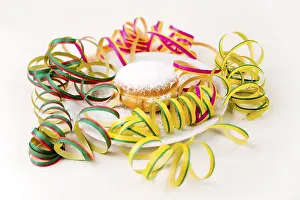 Colourful Baked Goods Drucke: Doughnut in the carneval