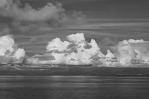 Lower Saxony Germany Landscape Drucke: Dramatic clouds over the North Sea
