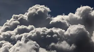 Cloud Formations In Austria Drucke: Dramatic cloudscape with (cumulus) clouds