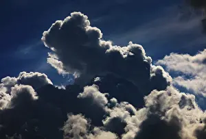Cumulus Humilis Cloud Drucke: Dramatic cloudscape with (cumulus) clouds