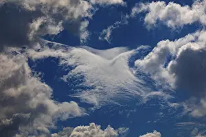 Weather Forecast Austria Drucke: Dramatic cloudscape with (cumulus) clouds