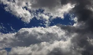 Cumulus Clouds Drucke: Dramatic cloudscape with (cumulus) clouds