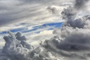 Galway Drucke: Dramatischer wolkenverhangener Himmel, Clifden, Galway