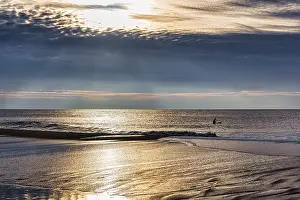 Dramatic Cloudy Sky Drucke: Dramatic cloudy sky at the North Sea