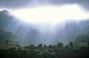 Canary Island Photography Drucke: Dramatically lighted clouds after a thunderstorm